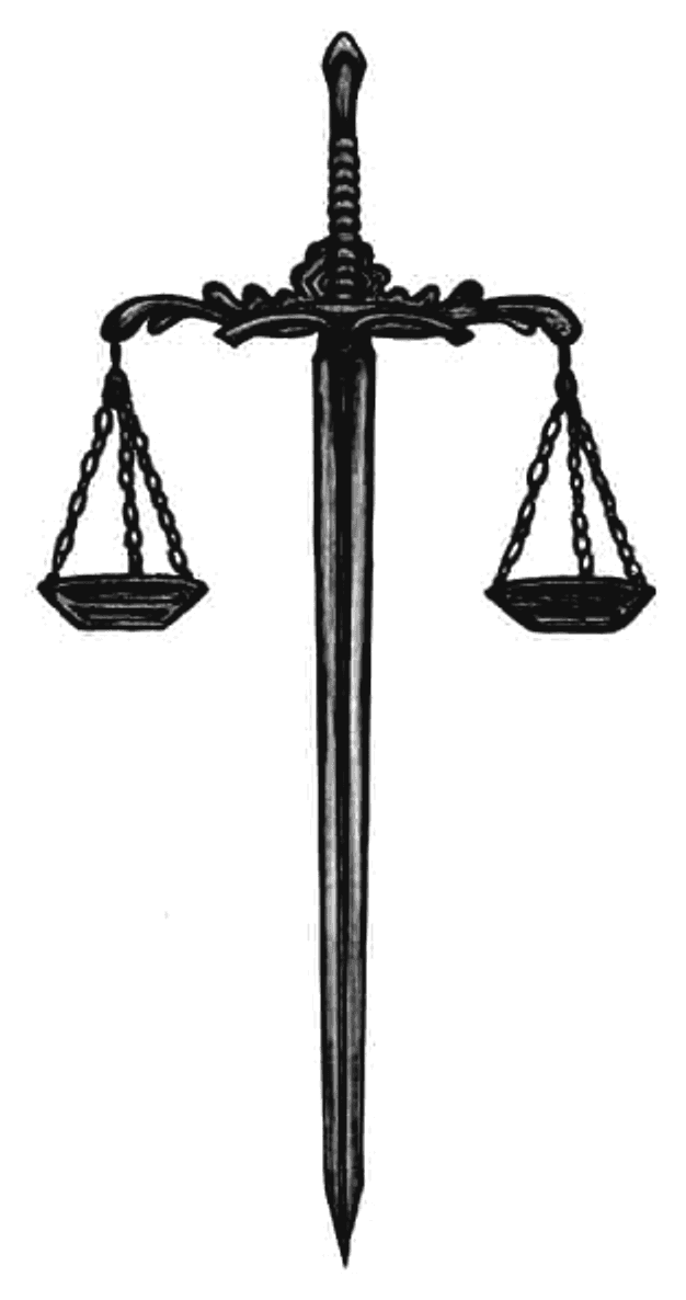 Annie Rupchand Law Official Insignia (Sword & Scales of Justice)